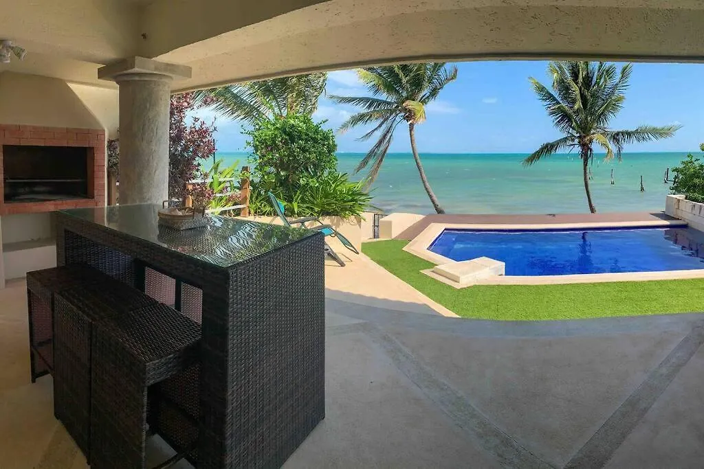 5Br Ocean Front Hotel Zone Luxury House By Solmar Rentals Cancun Mexico