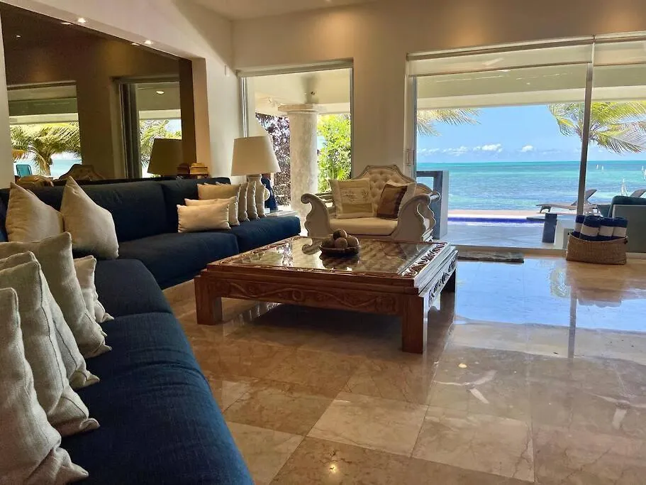 5Br Ocean Front Hotel Zone Luxury House By Solmar Rentals Cancun Mexico