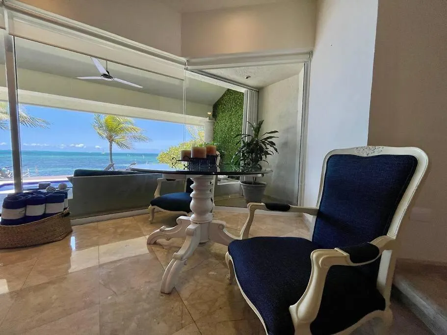 5Br Ocean Front Hotel Zone Luxury House By Solmar Rentals Cancun