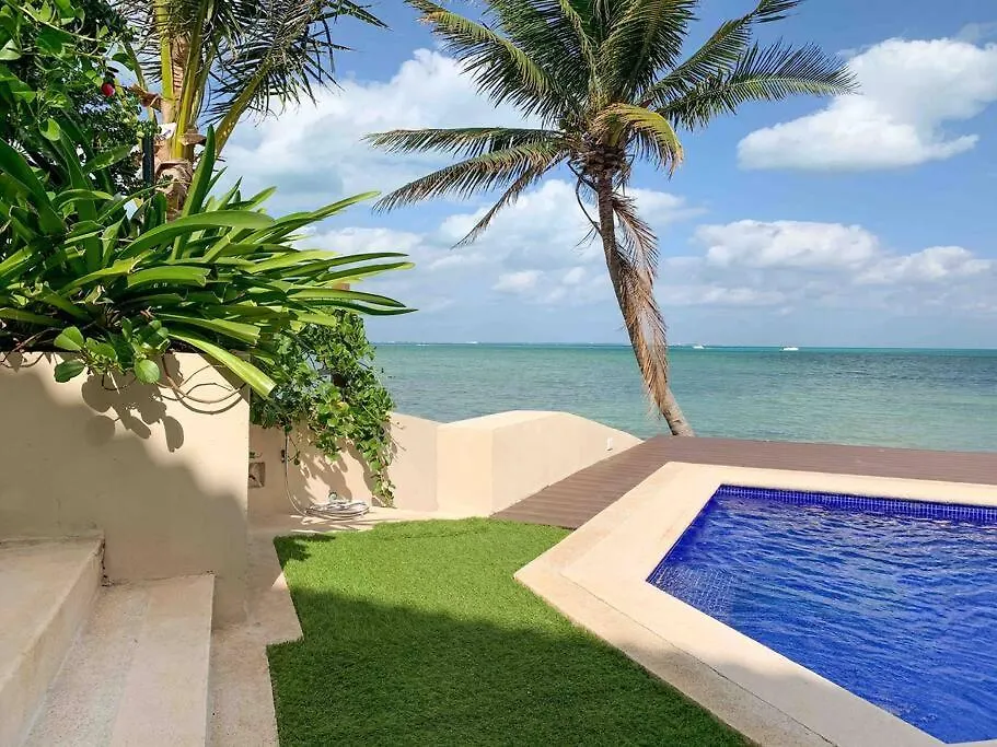 5Br Ocean Front Hotel Zone Luxury House By Solmar Rentals Cancun Mexico